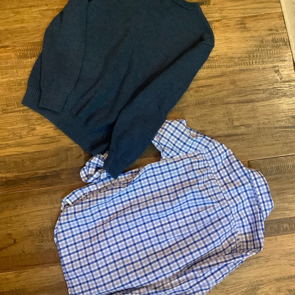 Boys sweater button down set. Size 8. - Picture 5 of 5